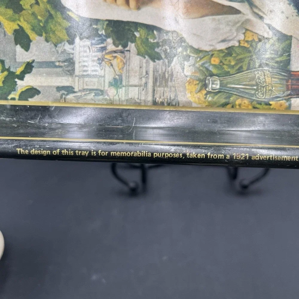 Lot Of 3 VTG Tin Coca-Cola Advert Trays 19